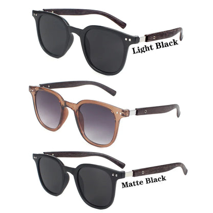 Men’s Vintage PC Frame Sunglasses - Classic Brand Driving Eyewear with Coating Lens