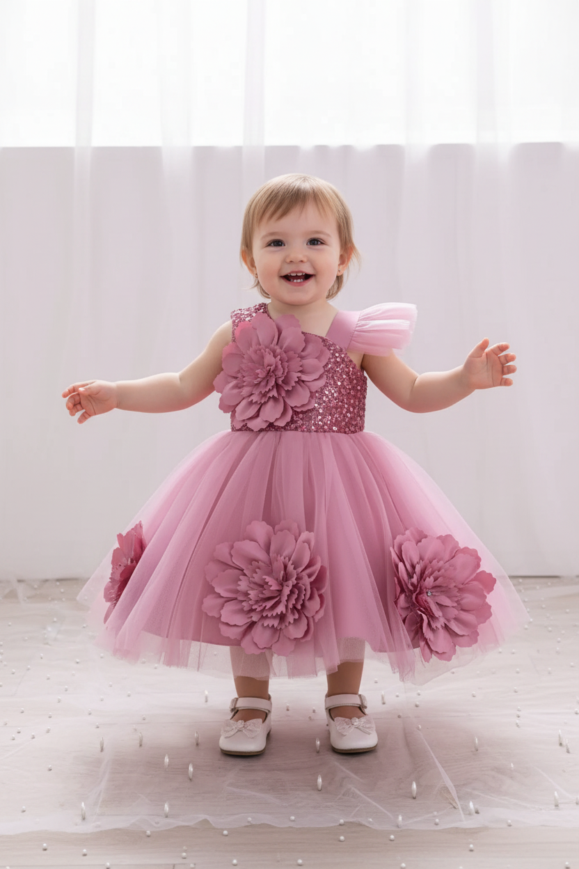 Toddler &amp; Little Girls Birthday &amp; Party Butterfly Dress