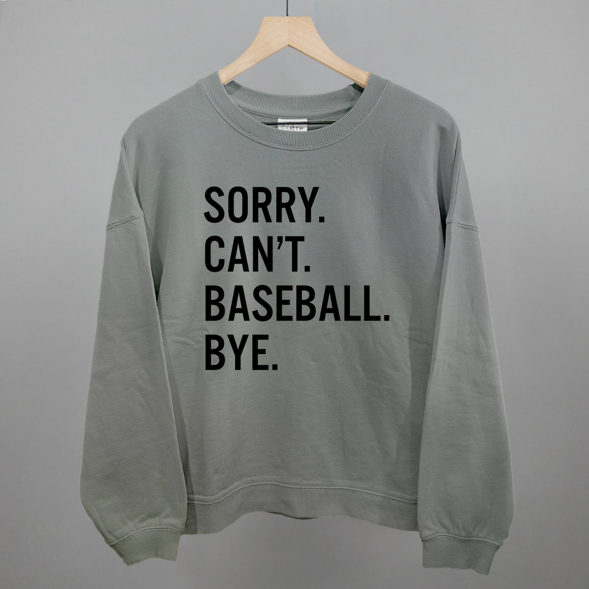 Sorry Can&