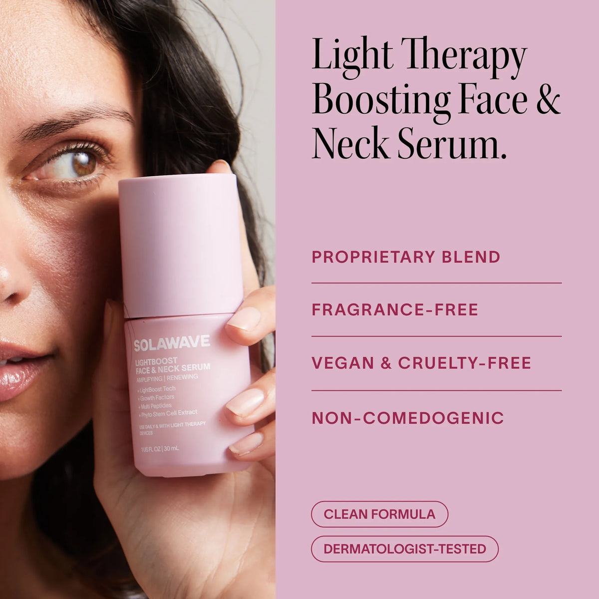 Light Therapy Boosting Face &amp; Neck Serum