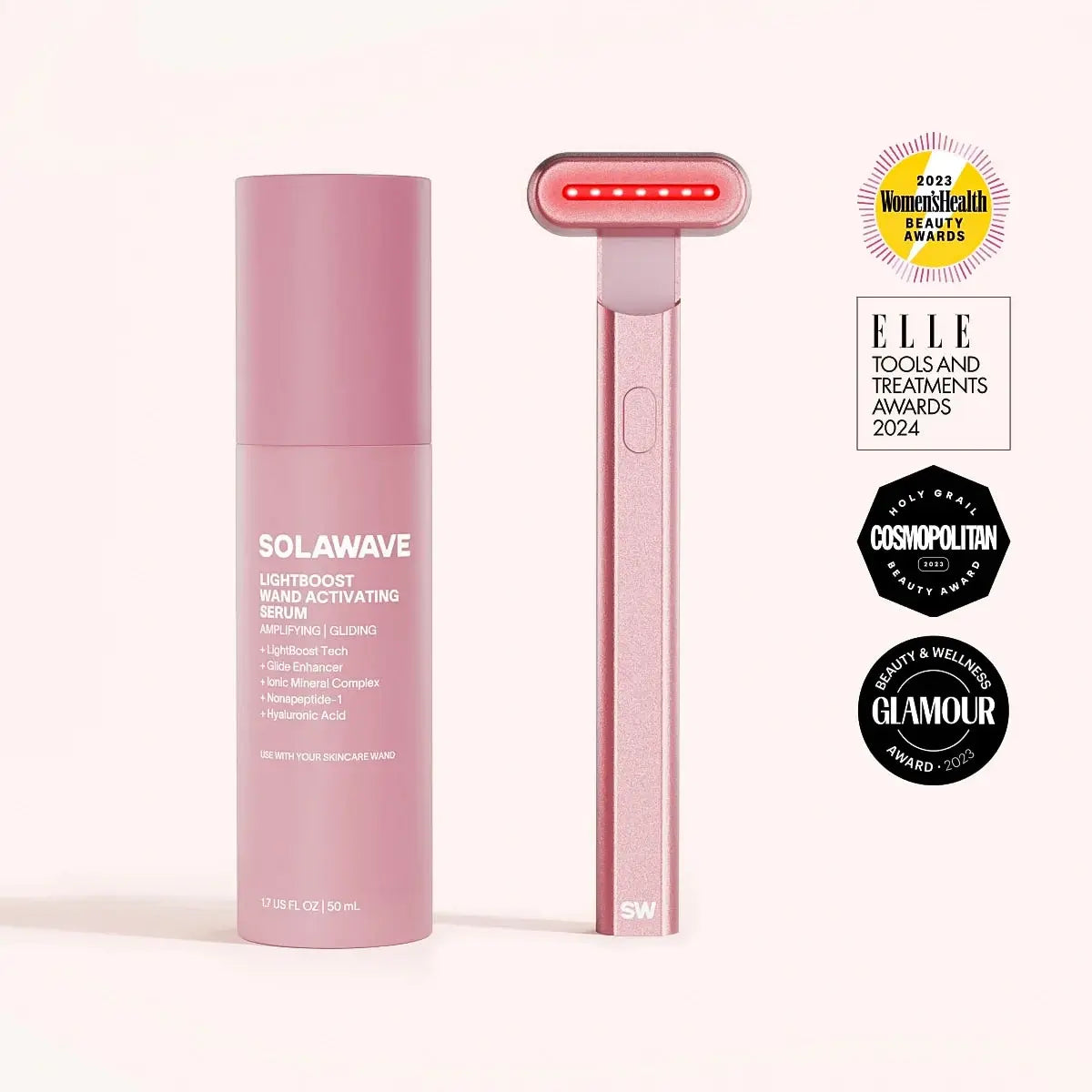 4-in-1 Red Light Therapy Wand &amp; Activating Serum Kit