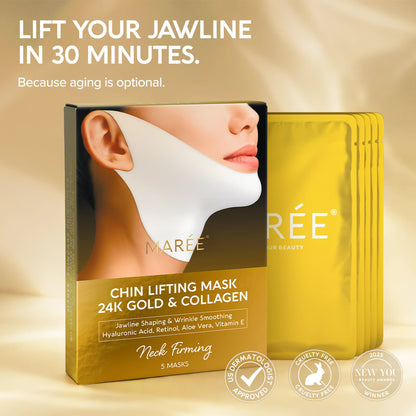 24K Gold Chin &amp; Jawline Lifting Mask