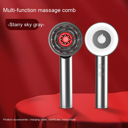 Comb Scalp Massager – Soft Bristle Hair &amp; Scalp Stimulator