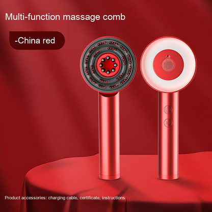 Comb Scalp Massager – Soft Bristle Hair &amp; Scalp Stimulator