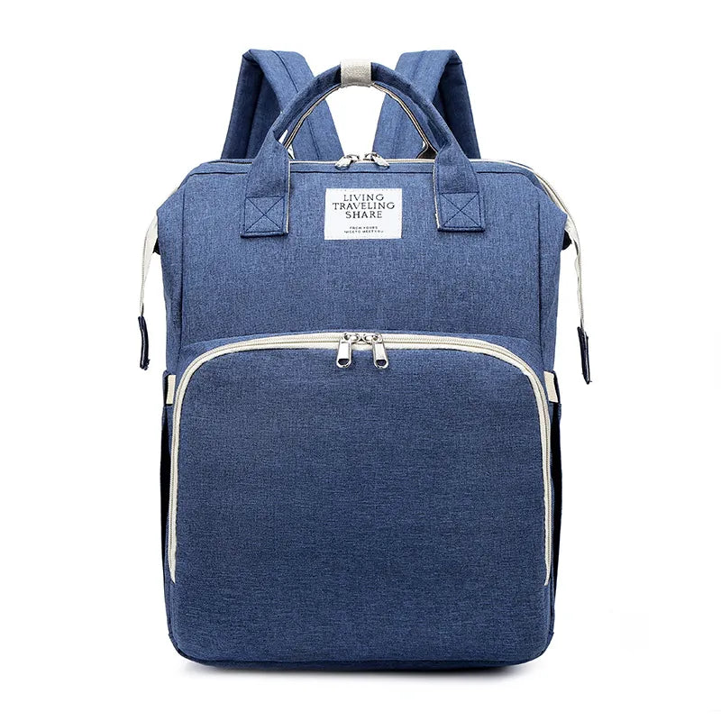 Large-Capacity Mommy Bag – Stylish Water-Resistant Diaper Backpack