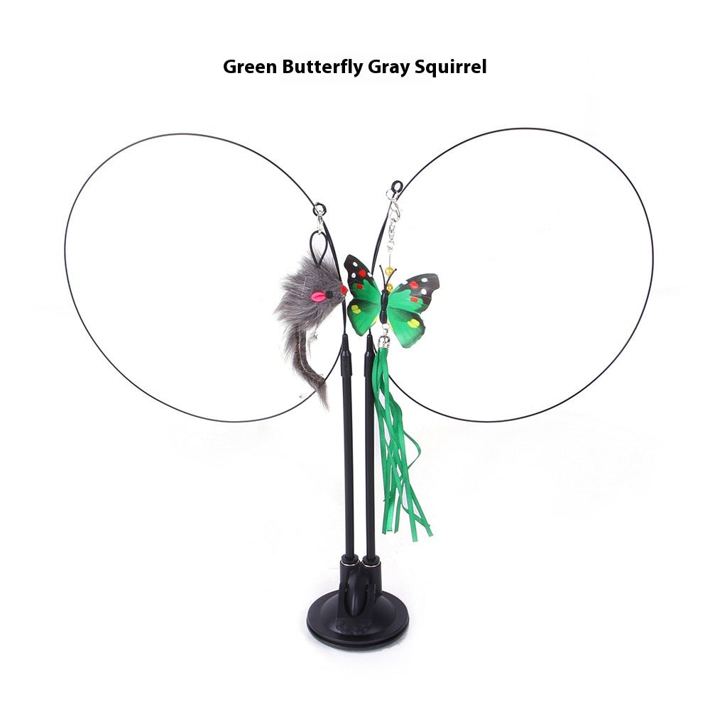 Cat Sucker Teaser Toy – Interactive Suction Cup Cat Toy