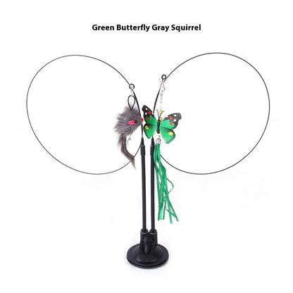 Cat Sucker Teaser Toy – Interactive Suction Cup Cat Toy
