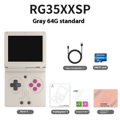 AMPOWN RG35XXSP Foldable Retro Handheld Game Console