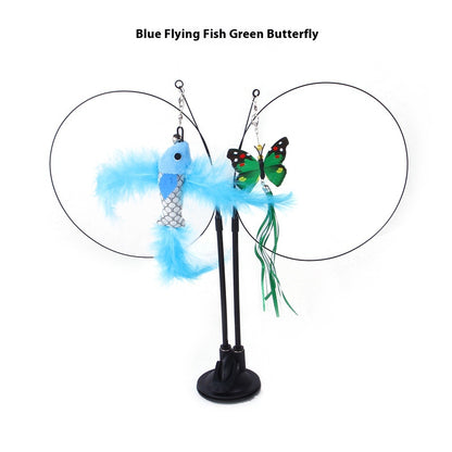 Cat Sucker Teaser Toy – Interactive Suction Cup Cat Toy