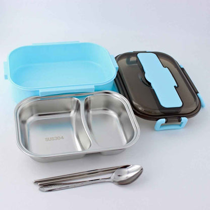 Bento Lunch Box – Includes Thermos Bag, Spoon &amp;  Chopsticks