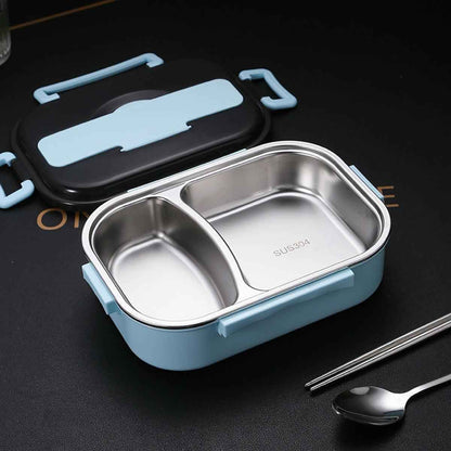 Bento Lunch Box – Includes Thermos Bag, Spoon &amp;  Chopsticks