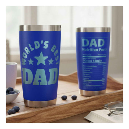 Best Dad Ever Tumbler 20oz Stainless Steel Father&