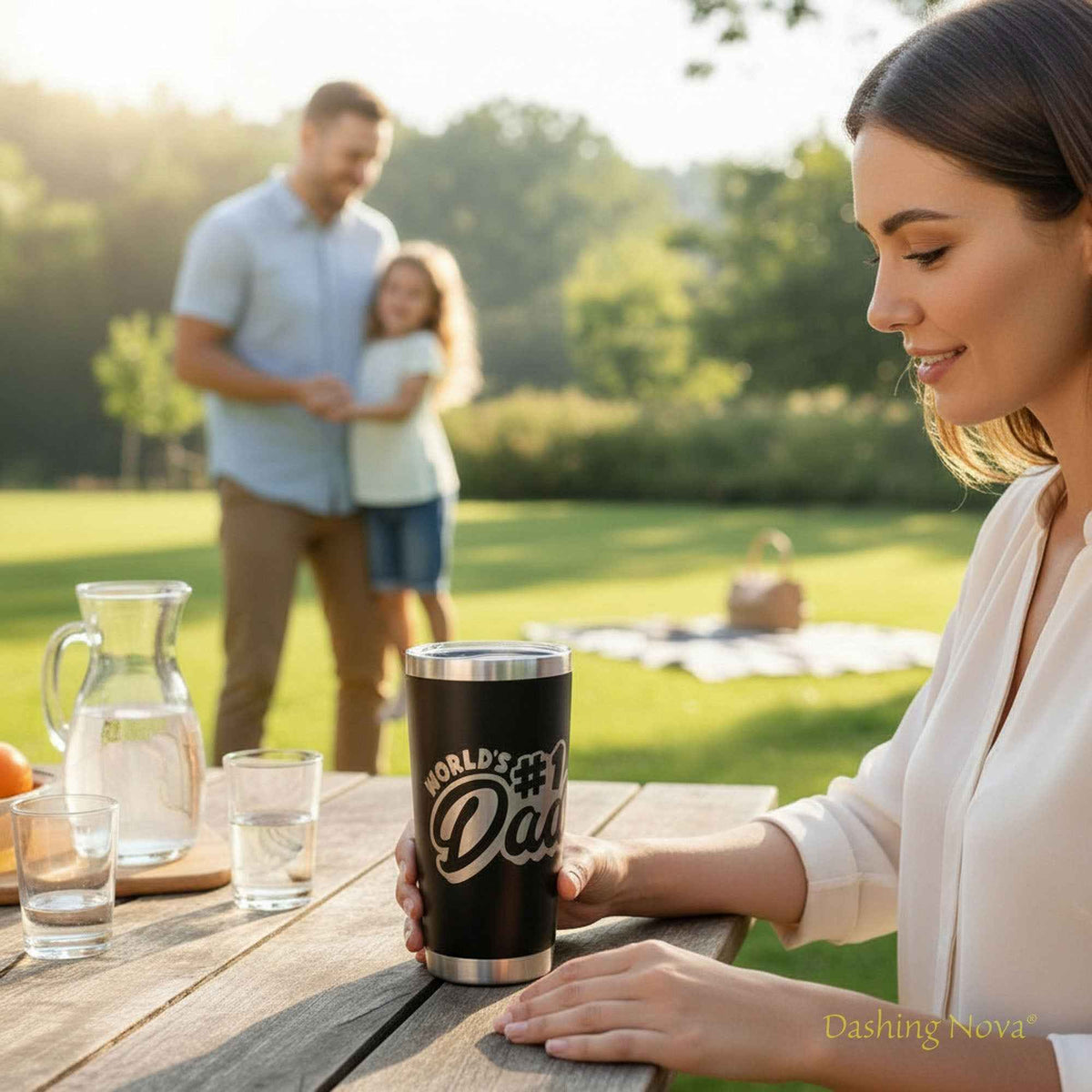 Best Dad Ever Tumbler 20oz Stainless Steel Father&