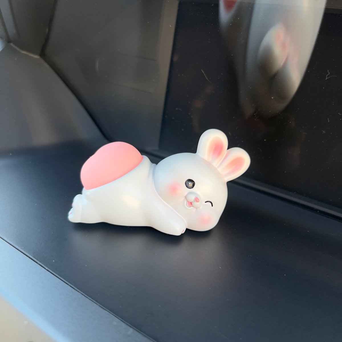Bouncy Butt Car Ornament Kitty cat design with playful bouncing base