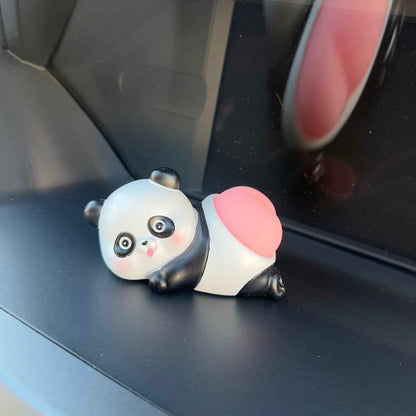 Bouncy Butt Car Ornament resin animal figure with silicone bottom