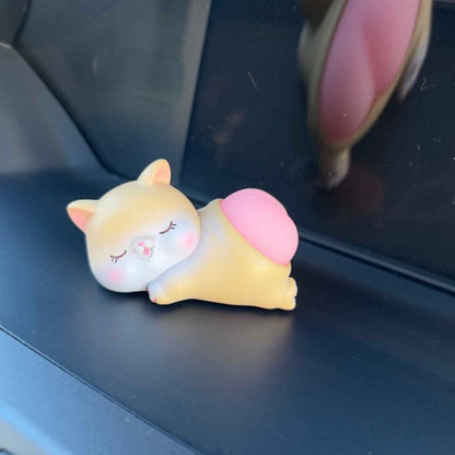 Bouncy Butt Car Ornament playful animal decoration for office desk display