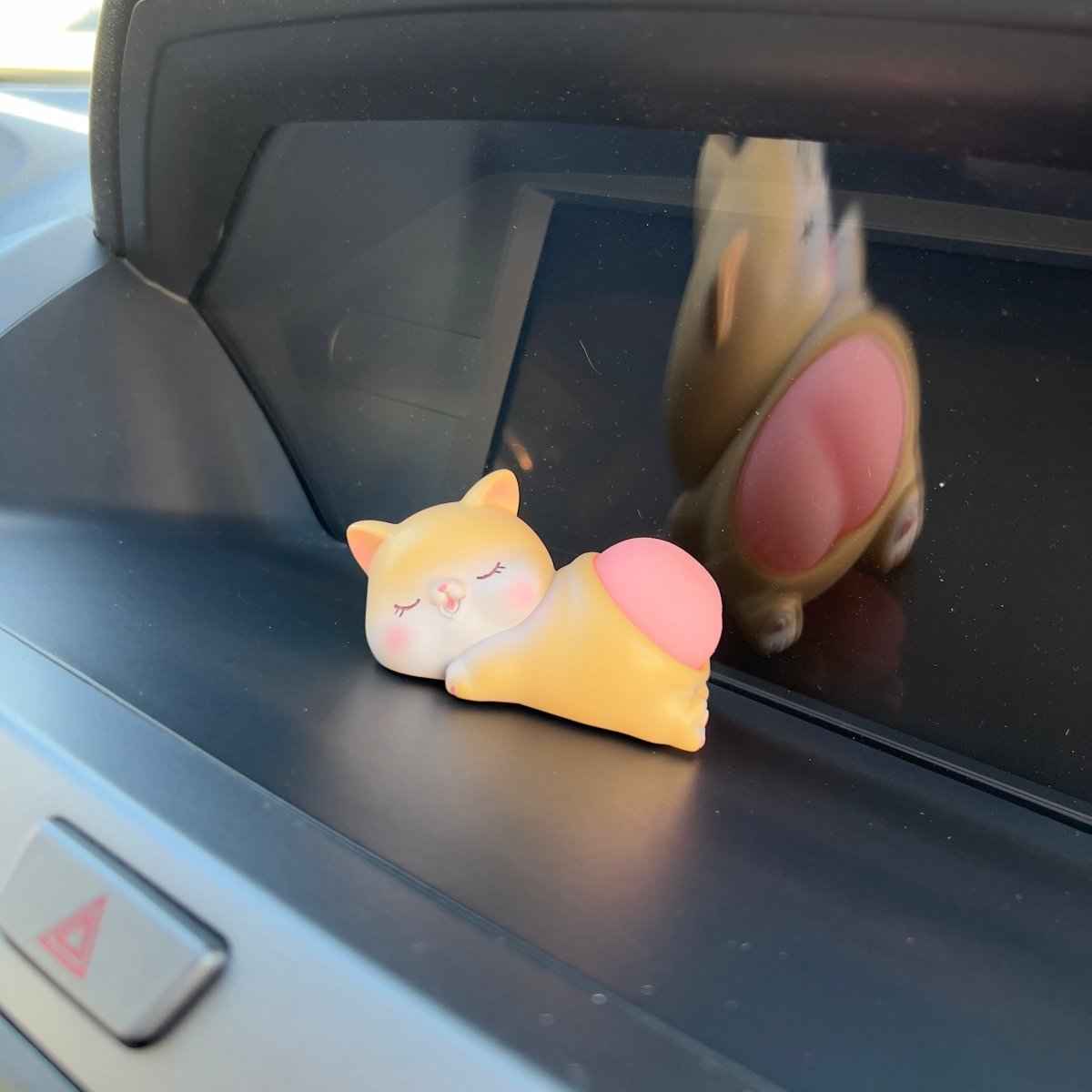 Bouncy Butt Car Ornament Bunny design for car dashboard decoration