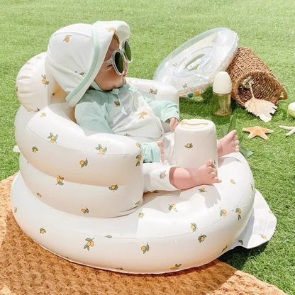 Inflatable Baby Chair for Dining &amp; Bath – Safe Seat for 6–24 Months