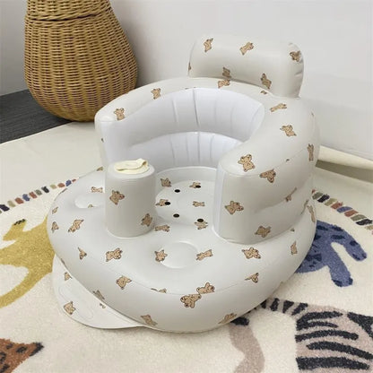 Inflatable Baby Chair for Dining &amp; Bath – Safe Seat for 6–24 Months
