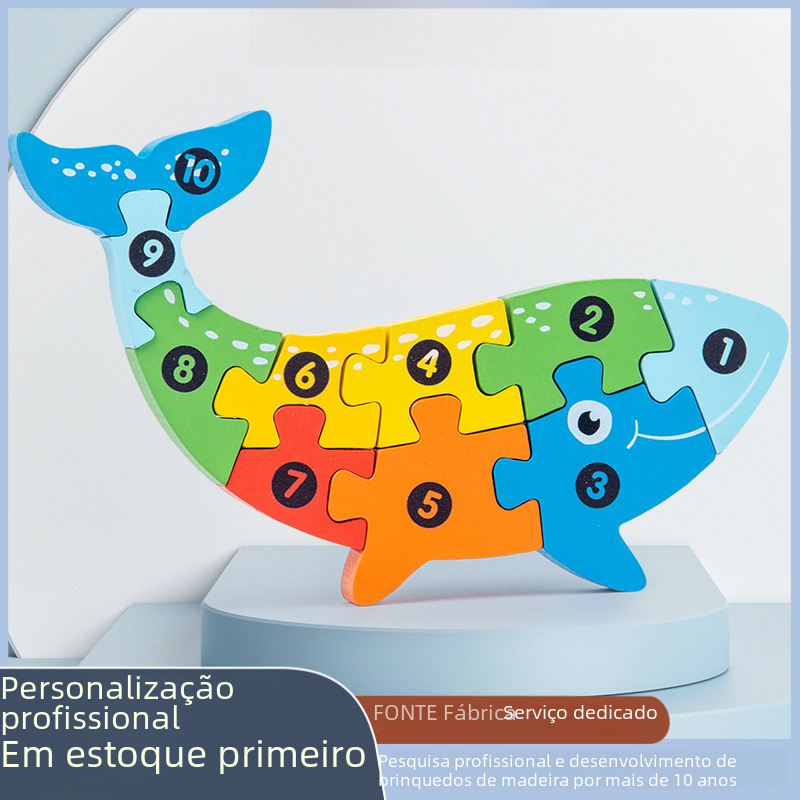 Wooden Educational Puzzle Toys for Kids (Wholesale)