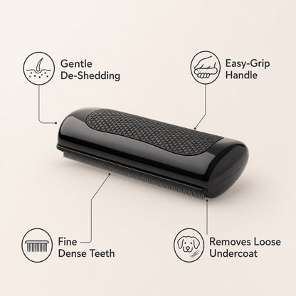 Pet Grooming Comb – Dual-Sided Detangling Comb for Horses &amp; Large Animals