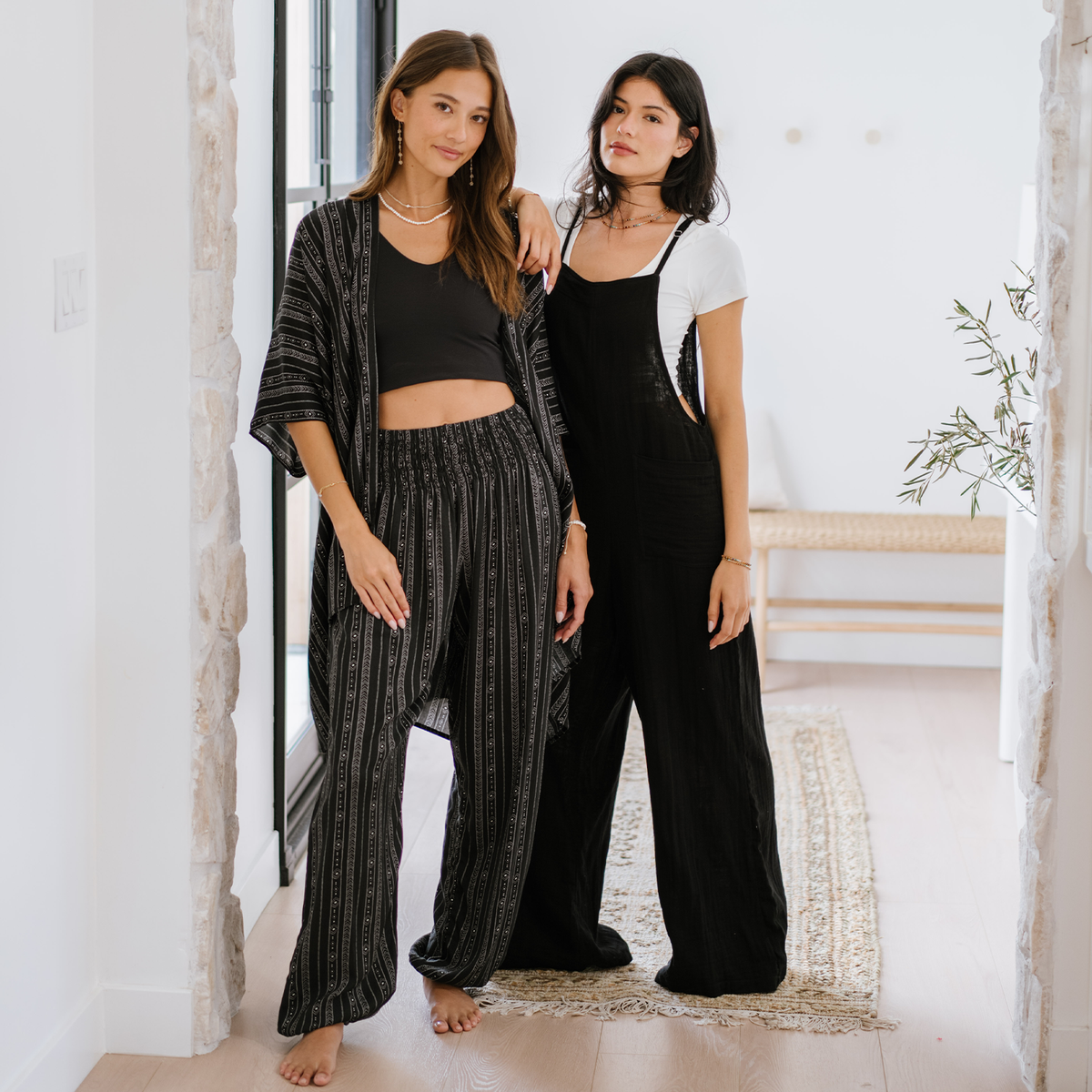 Akha Tribal Print Harem Pants with Pockets