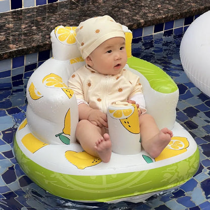 Inflatable Baby Chair for Dining &amp; Bath – Safe Seat for 6–24 Months