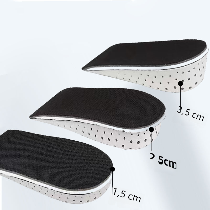Memory Foam Height-Increasing Insoles for Comfort