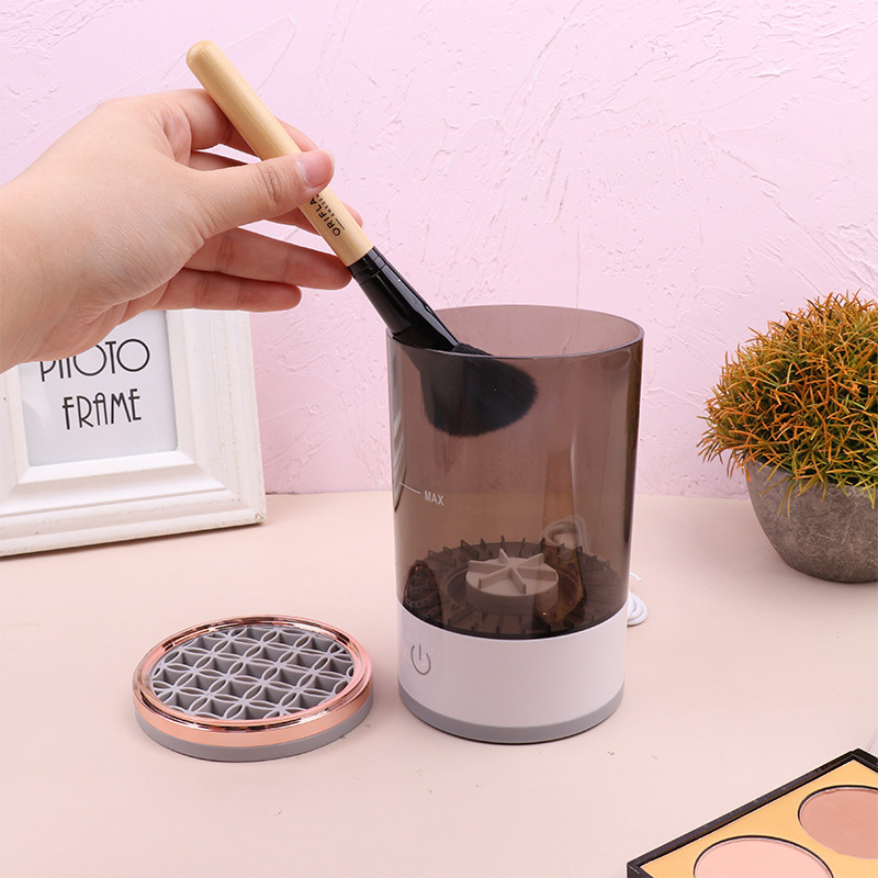 Rechargeable Makeup Brush Cleaner – Fast Electric Brush Washer