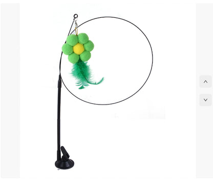 Cat Sucker Teaser Toy – Interactive Suction Cup Cat Toy