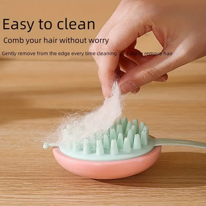 Silicone Pet Shampoo Brush for Dog and Cat Grooming