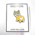 Corgi Enamel Pin featuring a cute dog wearing colorful diving goggles