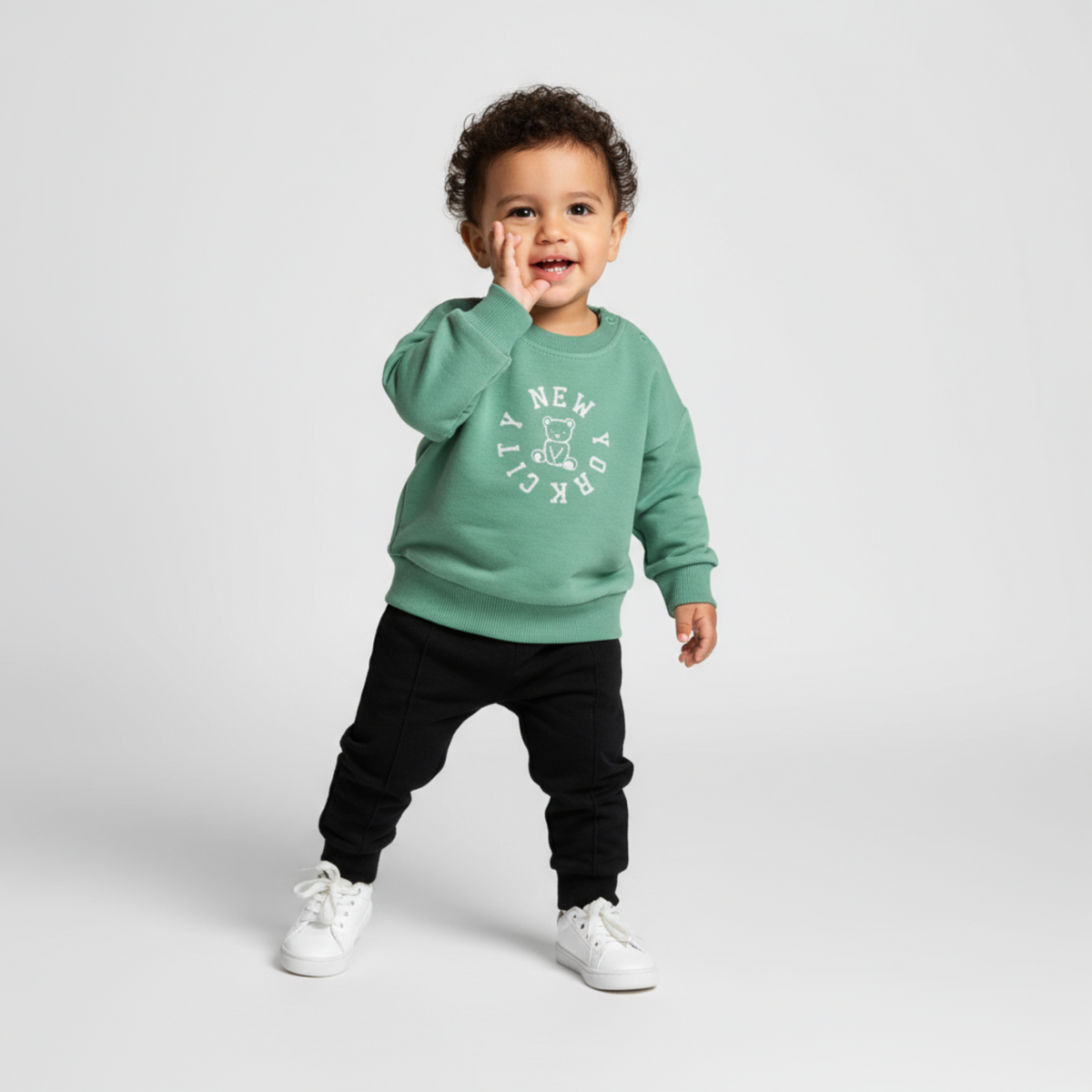 NY Baby Cotton Joggers Set