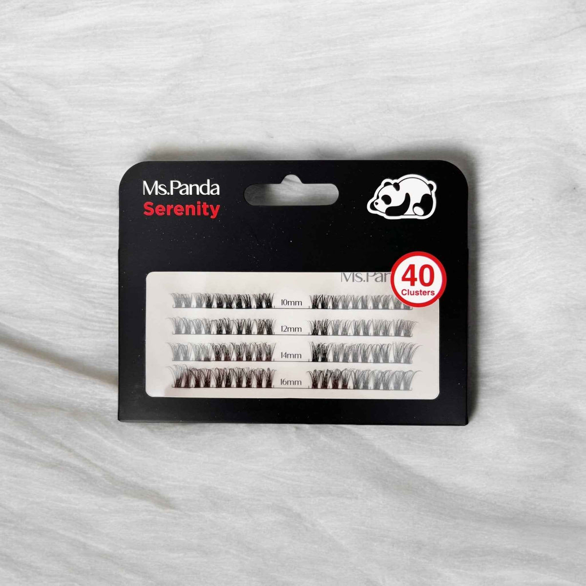 Ms Panda DIY Lash Extension Kit with mixed 10mm 12mm 14mm and 16mm lash lengths