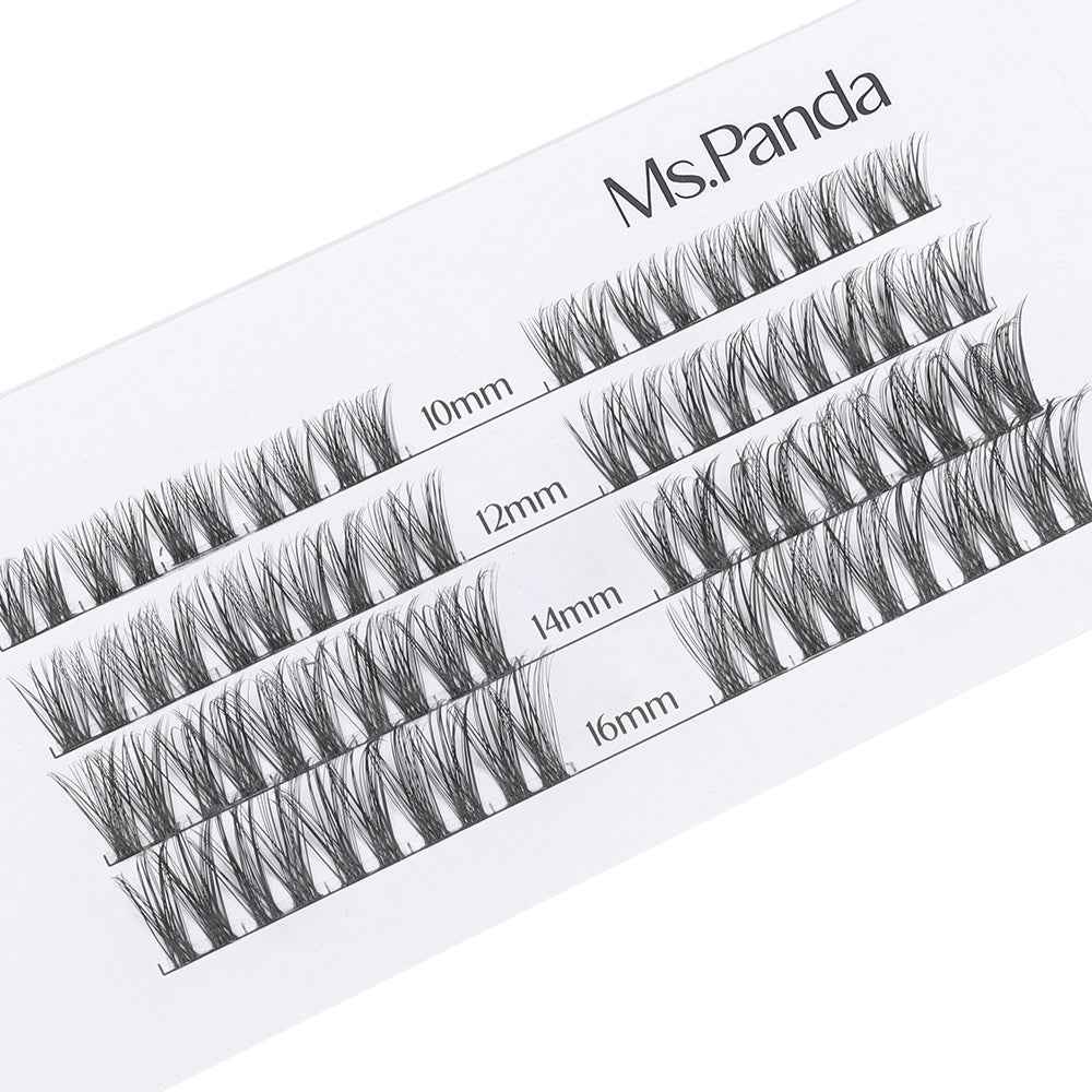 Ms Panda DIY Lash Extension Kit with 10mm to 16mm mixed lash clusters