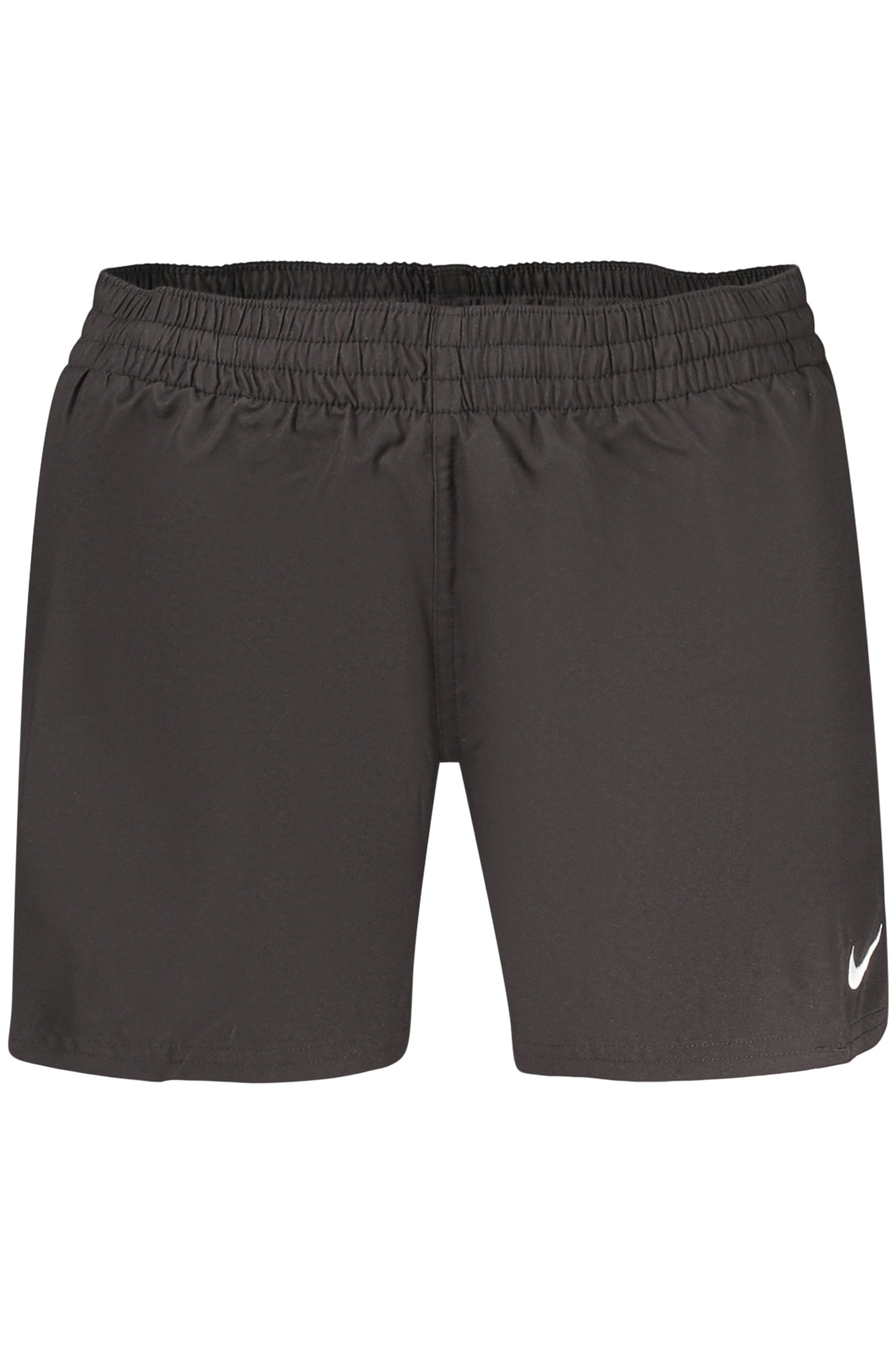 Black Nike shorts on a white background