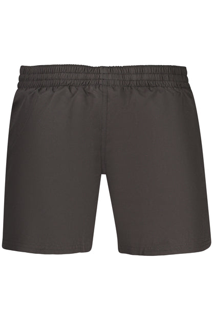 Black shorts on a white background