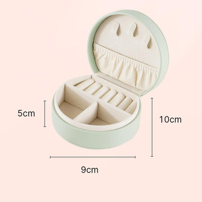 Portable Jewelry Storage Box – Compact Travel Organizer Case