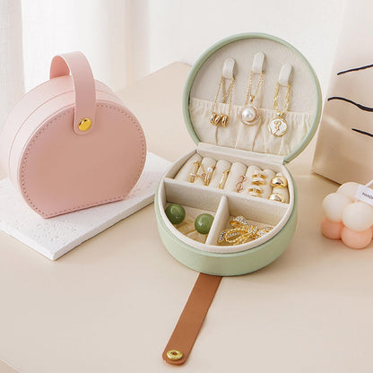 Portable Jewelry Storage Box – Compact Travel Organizer Case